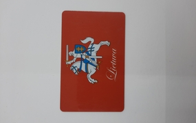 Magnet, die historische Flagge Litauens