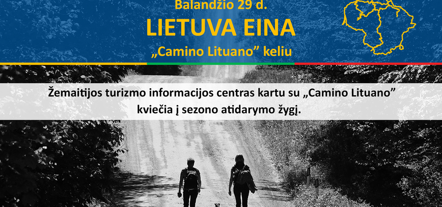 Balandžio 29 d. kviečiame į žygį „Camino Lituano“ keliu