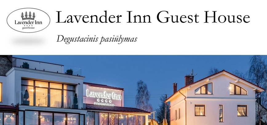 Новинка - дегустации в ресторане Levander Inn