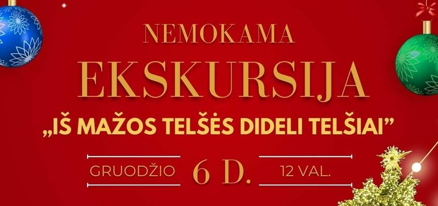 Kostenloser Ausflug anlässlich des Geburtstages von Telšiai