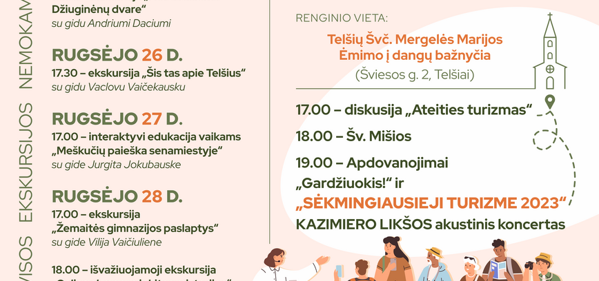 Sutarkime 2023. Pasaulinė Turizmo diena