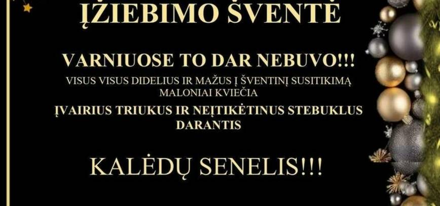 Christmas tree lighting festival in Varnii