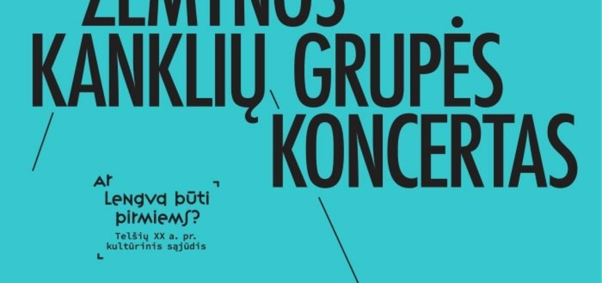 Weihnachtskonzert der Žemyna-Gruppe kanklii