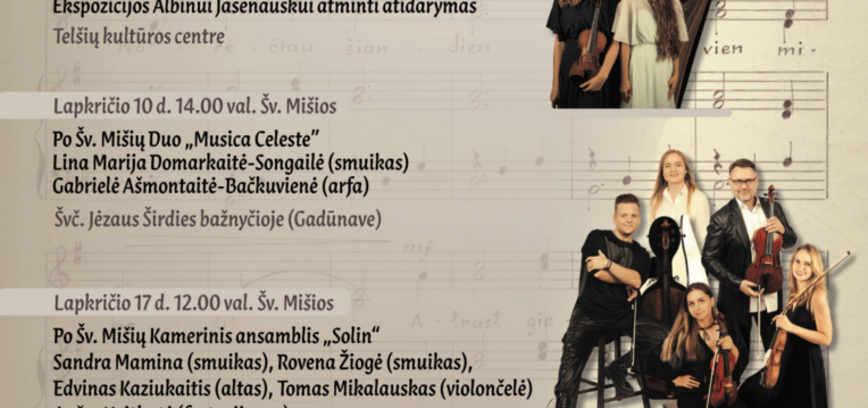 XV-asis vargonininko A. Jasenausko sakralinės muzikos festivalis