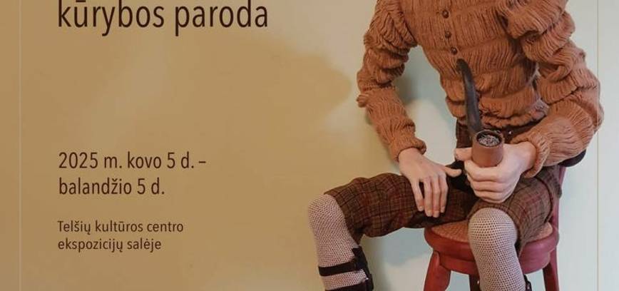 Ausstellung der Werke des Puppenspielers Olegs Ribikauskas