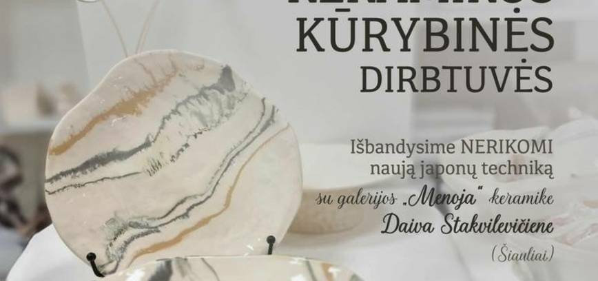 Keramikos kūrybinės dirbtuvės