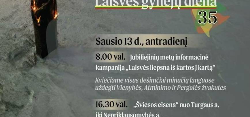 Sausio 13-oji – Laisvės gynėjų diena Telšiuose