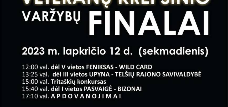 Veteranų krepšinio varžybos - finalas