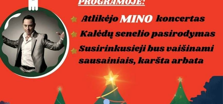 Праздник освещения рождественской елки в Неваренай