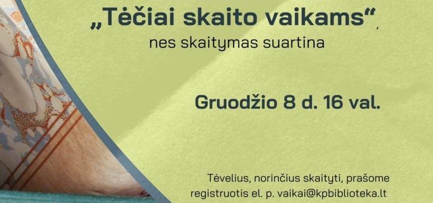 Akcija - tēvi lasa bērniem