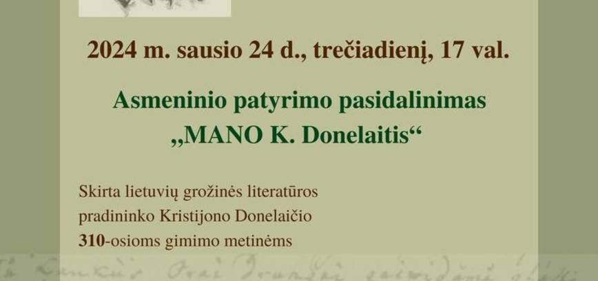 Asmeninio patyrimo pasidalinimas