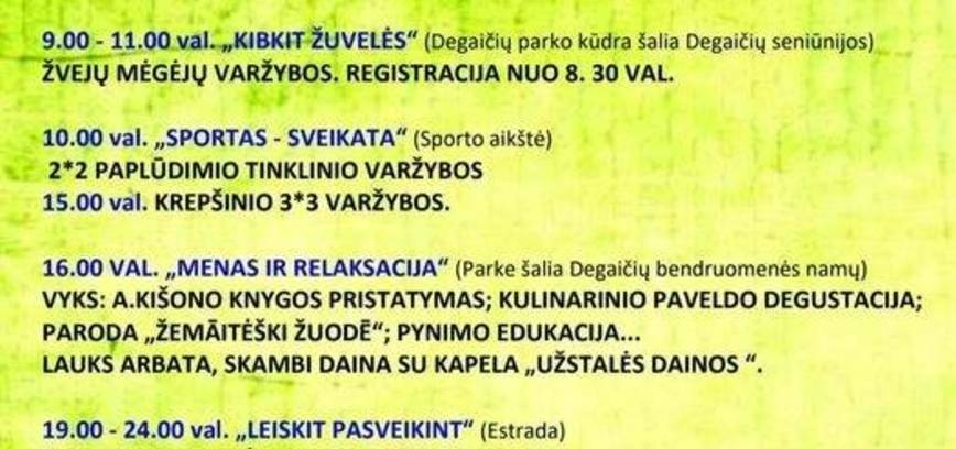 Tulip blossoming festival in Degaičiai