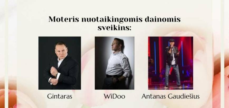 Koncertas skirtas Tarptautinei moterų solidarumo dienai JUMS, MOTERYS