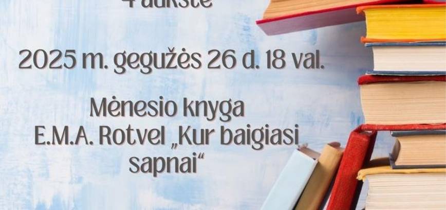 SKAITYTOJŲ KLUBO SUSITIKIMAS