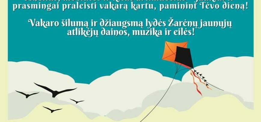 Edukacinis renginys, skirtas Tėvo dienai! „Aitvaras - tėveliui“