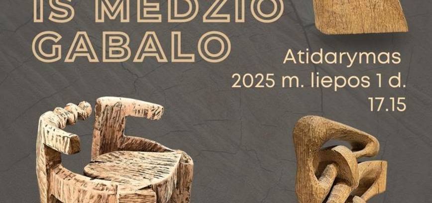 Roma Valuža koka skulptūru izstādes atklāšana
