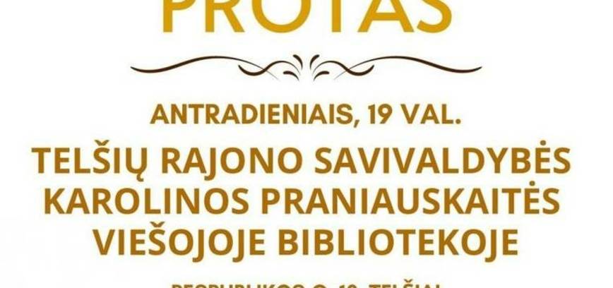 „AUKSINIO PROTO“ žaidimas