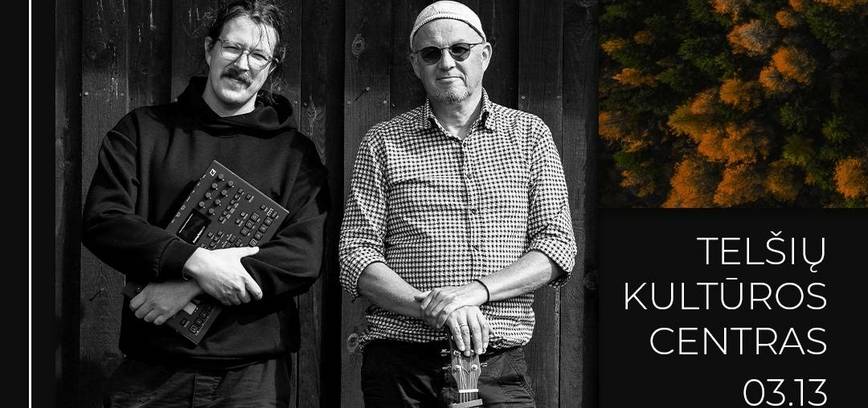 Витаутас В. и Йонас Ландсбергиай. Пролетают сквозь верхушки деревьев.