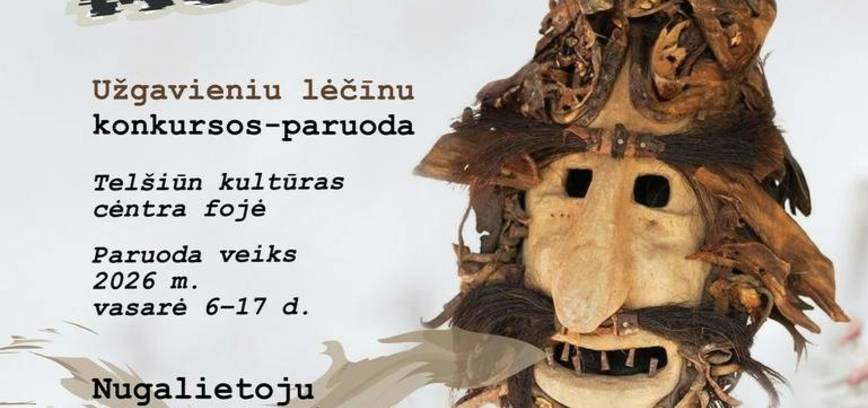 Užgavėnių kaukių konkursas-paroda „Užgavieniu muona 2026“