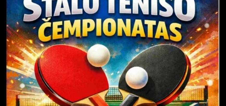 Tischtennis-Einzelmeisterschaften der Damen und Herren im Bezirk Telšiai