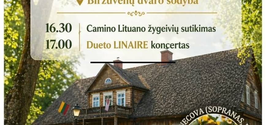 Tūrisma sezonas atklāšanas pasākums Biržuvēnu muižas sētā