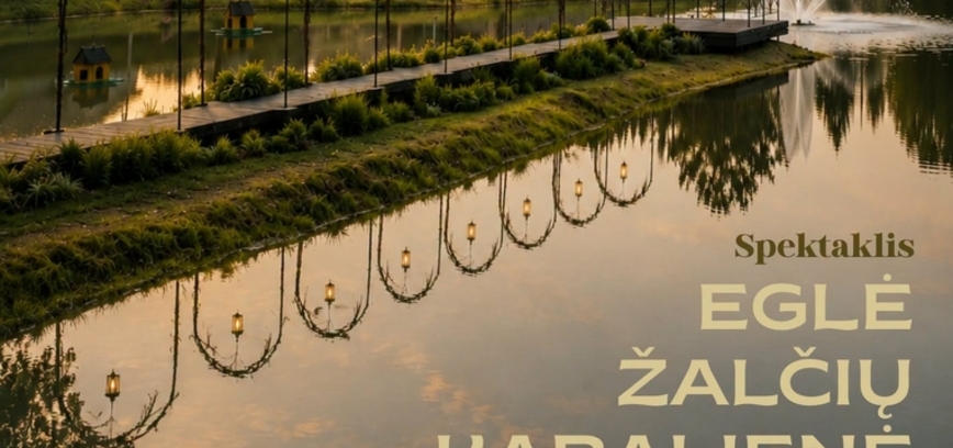 Spektaklis „Eglė žalčių karalienė“ Nevarėnuose