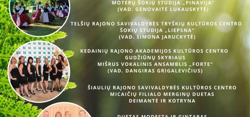 Joninės Ubiškės miestelio parkelyje