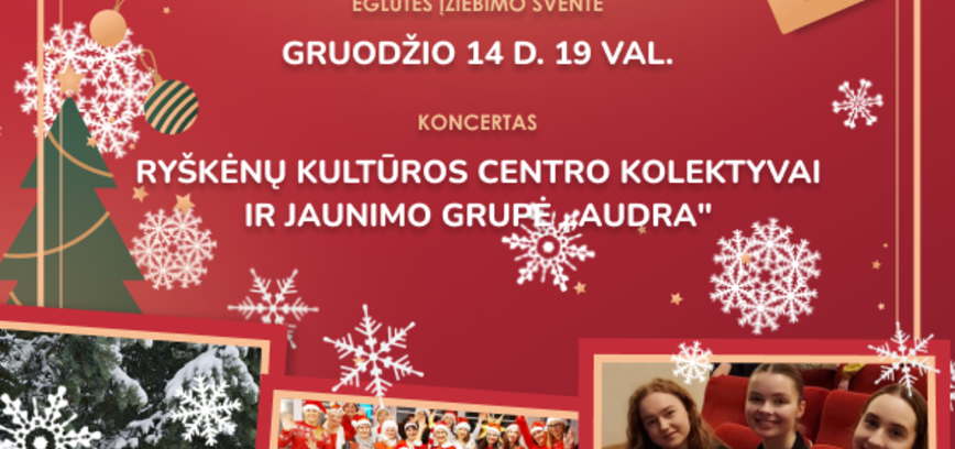 „Kalėdiniai stebuklai“ eglutės įžiebimo šventė