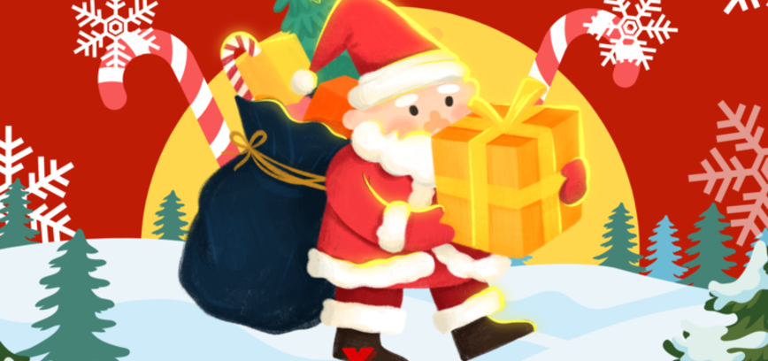 Pas vaikučius atvyksta KALĖDŲ SENELIS