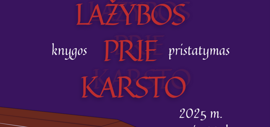 Tomo Valiūno detektyvinio romano „LAŽYBOS PRIE KARSTO“ pristatymas.