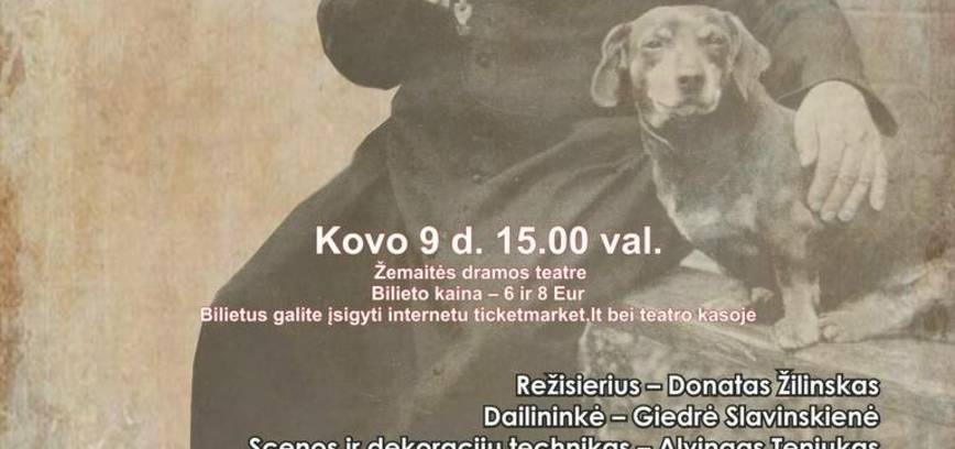 Spektaklis „Vaižgantas”, rež. D.Žilinskas