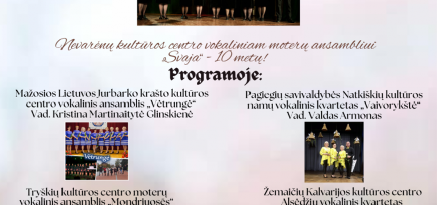 Celebration of vocal ensembles: 