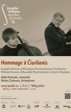 Koncerts "VĒLĒJUMA ČIURLJONIAM"