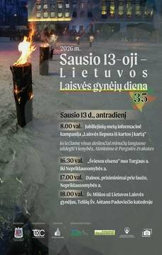 Sausio 13-oji – Laisvės gynėjų diena Telšiuose