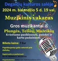 Musical evening in Degaičiai