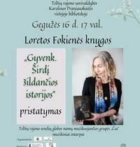 Loreta Fokienė's book "LIVE. HEART-WARMING STORY" presentation