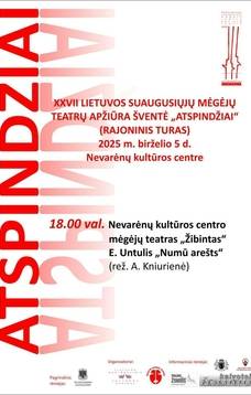 Amateurtheater „Žibintas“ E. Untulis „Get Arrested“
