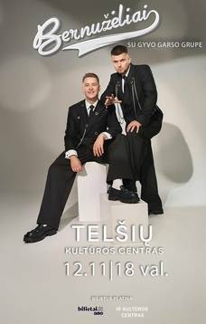 Concert of the group "Bernužėliai" with a live band