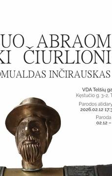 Romualda Inčirauska izstāde "No Ābrahāma līdz Čiurlionim"