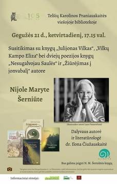 Meeting with writer Nijole Maryte Šerniūtė