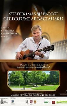Treffen mit dem Barden Giedrius Arbačiauskas
