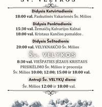 Holy Week services