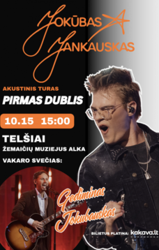 Jokūbas Jankauskas' acoustic concert "FIRST DOUBLE"