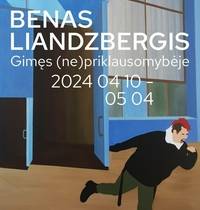 Ben Liandzberg's personal exhibition of paintings "Born in (non)dependence"