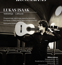 CLASSICAL GUITAR CONCERT OF GUITARIST LUKA ISAAK