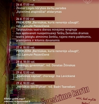 Kovo 27-ji - Tarptautinė teatro diena
