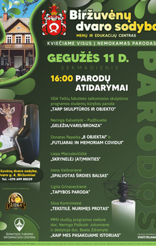 Exhibition opening at Biržuvėnai Manor (free)