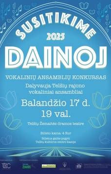 Vokalinių ansamblių konkursas „Susitikime dainoj 2025“