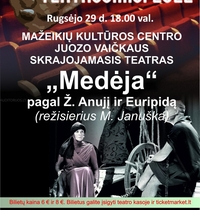 Kulturzentrum Mažeikiai Juoz Vaičkaus fliegendes Theater „Medėjs“