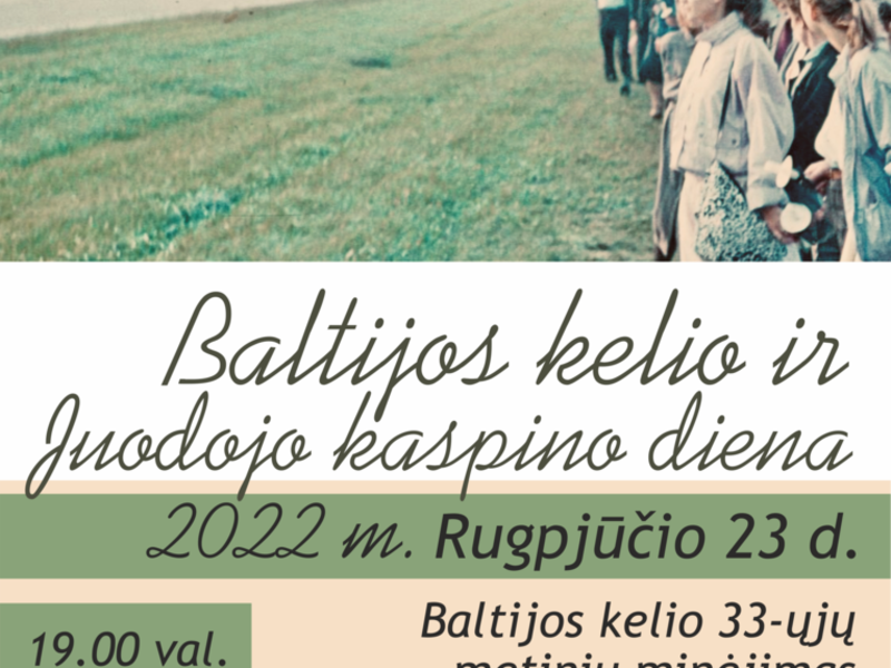 Baltijos kelio ir Juodojo kaspino diena